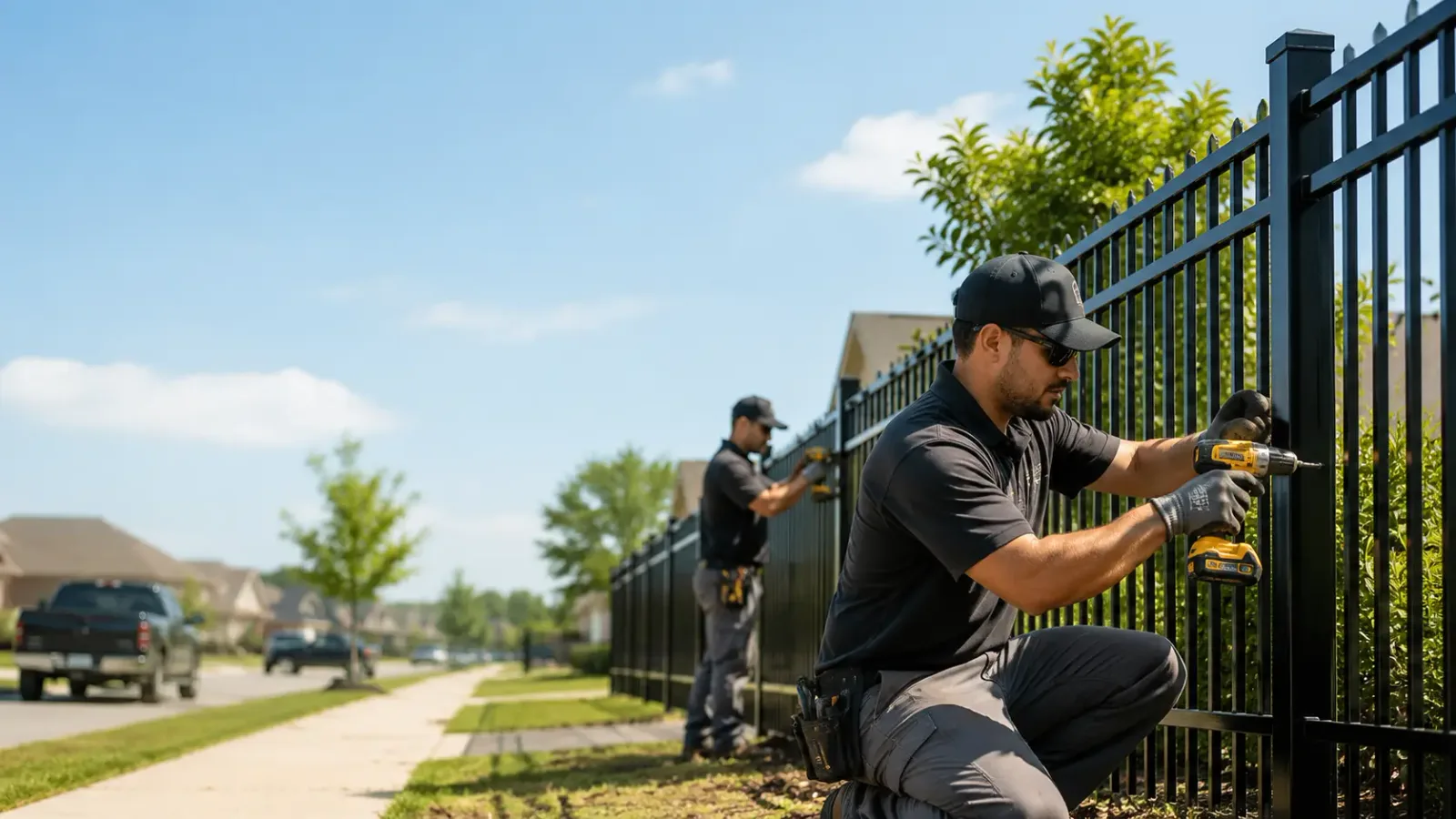Metal Fence Installation in New Concord, OH